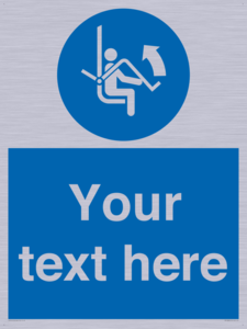 Custom Mandatory: Open safety bar of chairlift